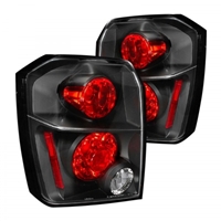 2007 - 2012 Dodge Caliber Euro Style Tail Lights - Black