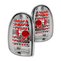 1996 - 2000 Dodge Caravan / Grand Caravan LED Tail Lights - Chrome