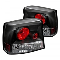 2006 - 2008 Dodge Charger Euro Style Tail Lights - Black
