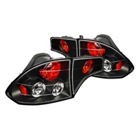 2006 - 2011 Honda Civic 4Dr Euro Style Tail Lights - Black