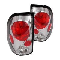 1997 - 2004 Dodge Dakota Euro Style Tail Lights - Chrome