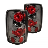 2000 - 2006 GMC Yukon (Lift Gate) Euro Style Tail Lights - Smoke