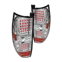 2007 - 2014 GMC Yukon LED Tail Lights - Chrome