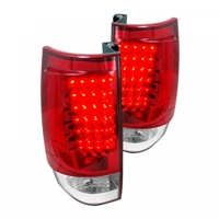 2007 - 2014 GMC Yukon LED Tail Lights - Red