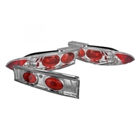 1995 - 1999 Mitsubishi Eclipse Euro Style Tail Lights - Chrome