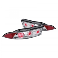 1995 - 1999 Mitsubishi Eclipse LED Tail Lights - Chrome