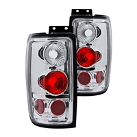 1997 - 2002 Ford Expedition Euro Style Tail Lights - Chrome