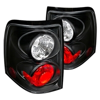 2002 - 2005 Ford Explorer 4Dr Euro Style Tail Lights - Black