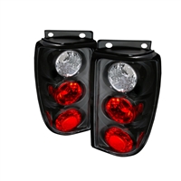 1995 - 1997 Ford Explorer Euro Style Tail Lights - Black