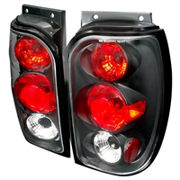 1998 - 2001 Ford Explorer Euro Style Tail Lights - Black