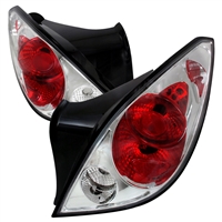 2005 - 2010 Pontiac G6 2Dr Euro Style Tail Lights - Chrome