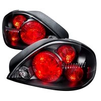 1999 - 2005 Pontiac Grand AM Euro Style Tail Lights - Black