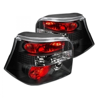 1999 - 2005 Volkswagen Golf HB Euro Style Tail Lights - Black