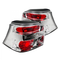 1999 - 2005 Volkswagen Golf HB Euro Style Tail Lights - Chrome