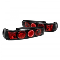 1990 - 1993 Acura Integra 2Dr Euro Style Tail Lights - Black