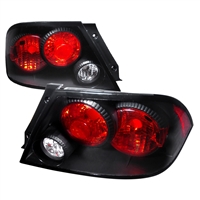 2002 - 2003 Mitsubishi Lancer 4Dr Euro Style Tail Lights - Black