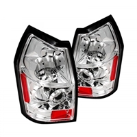 2005 - 2008 Dodge Magnum Euro Style Tail Lights - Chrome