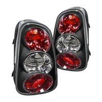 2002 - 2006 Mini Cooper HB Euro Style Tail Lights - Black