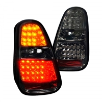 2005 - 2006 Mini Cooper-S HB LED Tail Lights - Smoke