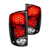 2002 - 2006 Dodge Ram 1500 LED Tail Lights - Black