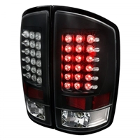 2007 - 2008 Dodge Ram 1500 LED Tail Lights - Black