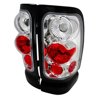 1994 - 2001 Dodge Ram 1500 Euro Style Tail Lights - Chrome