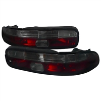 1991 - 1994 Lexus SC300 / SC400 Euro Style Tail Lights - Red/Smoke