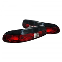 1991 - 1994 Lexus SC300 / SC400 Euro Style Tail Lights - Red/Smoke