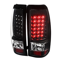 2003 - 2007 Chevy Silverado LED Tail Lights - Black