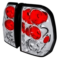 2002 - 2009 Chevy TrailBlazer Euro Style Tail Lights - Chrome