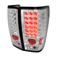 2004 - 2014 Nissan Titan LED Tail Lights - Chrome