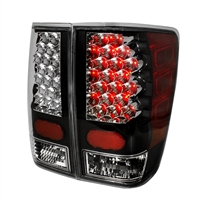 2004 - 2014 Nissan Titan LED Tail Lights - Black