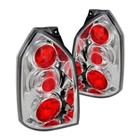 2005 - 2009 Hyundai Tucson Euro Style Tail Lights - Chrome