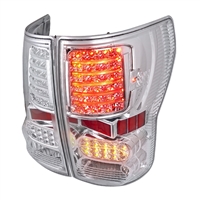 2007 - 2013 Toyota Tundra LED Tail Lights - Chrome