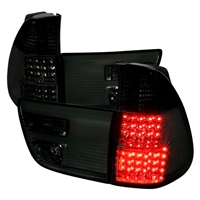 2004 - 2006 BMW X5 LED Tail Lights - Chrome/Smoke