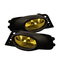 2009 - 2011 Honda Civic 4Dr OEM Fog Lights W/Switch - Yellow