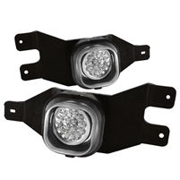 2000 - 2005 Ford Excursion LED Fog Lights w/Switch - Clear