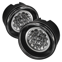 2006 - 2008 Jeep Commander LED Fog Lights w/Switch - Clear