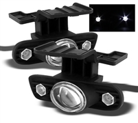 1999 - 2002 Chevy Silverado Projector Fog Lights w/Switch  - Clear