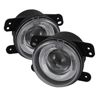 2005 - 2010 Chrysler 300 Touring Projector Fog Lights w/Switch - Clear