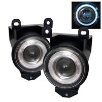 2000 - 2006 GMC Yukon Denali Halo Projector Fog Lights w/Switch - Clear