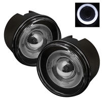 2006 - 2008 Jeep Commander Halo Projector Fog Lights w/Switch - Smoke