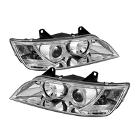 1996 - 2002 BMW Z3 Projector LED Halo Headlights - Chrome