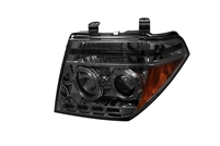 2005 - 2007 Nissan Pathfinder Projector LED Halo Headlights - Smoke