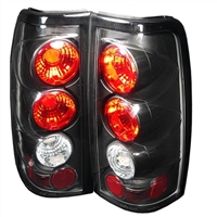 2003 - 2007 Chevy Silverado HD Euro Style Tail Lights - Black