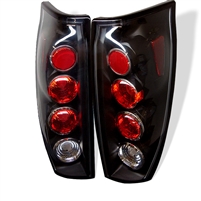 2002 - 2006 Chevy Avalanche Euro Style Tail Lights - Black