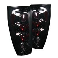 2002 - 2006 Chevy Avalanche Euro Style Tail Lights - Smoke