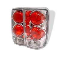 1996 - 2001 Oldsmobile Bravada Euro Style Tail Lights - Chrome