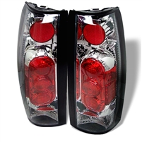 1988 - 1998 Chevy C/K Series  G2 Euro Style Tail Lights - Chrome