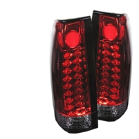 1988 - 1998 GMC C/K Series LED Tail Lights - Red/Clear